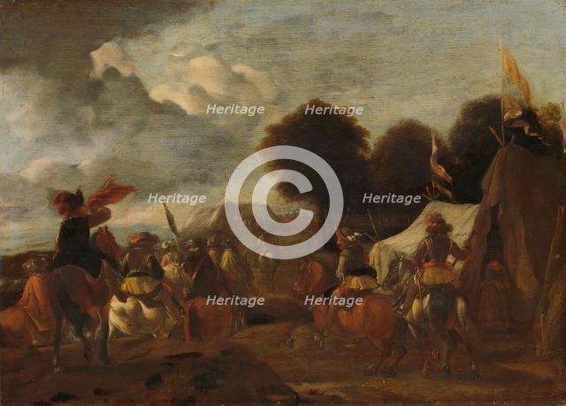 Army Camp, 1625-1674. Creator: Anon.