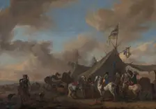 Army Camp. Creator: Philip Wouverman