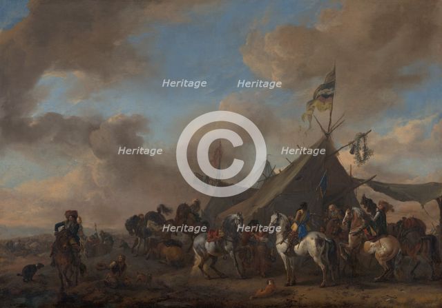 Army Camp. Creator: Philip Wouverman.