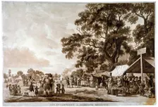 Army camp in Hyde Park, London, 1780. Artist: Paul Sandby