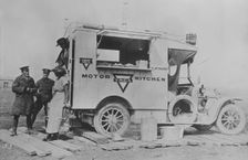 Army Motor Kitchen of Mrs. Hoare's [YMCA], 2 Oct 1918. Creator: Bain News Service