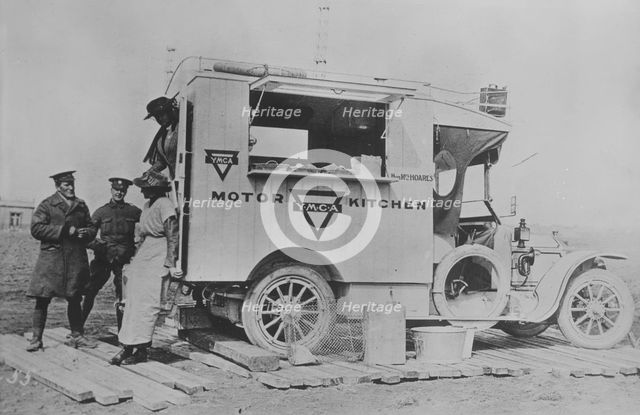 Army Motor Kitchen of Mrs. Hoare's [YMCA], 2 Oct 1918. Creator: Bain News Service.