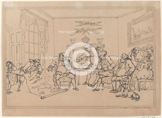 Army, November 5, 1787., November 5, 1787. Creator: Thomas Rowlandson.