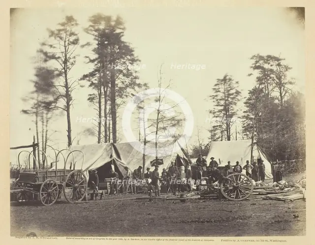 Army Repair Shop, February 1864. Creator: Alexander Gardner.