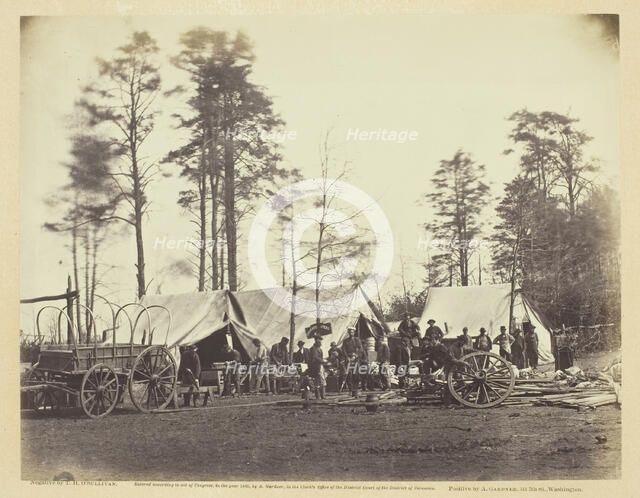 Army Repair Shop, February 1864. Creator: Alexander Gardner.