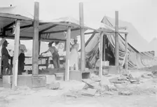 Army Stoves - Gettysburg, 1913. Creator: Bain News Service