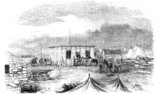 Army Stores (Mr. B. D. Stuart's), Fourth Division, Cathcart's Hill, before Sebastopol, 1856. Creator: Unknown