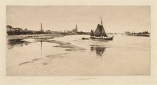 Arnheim on the Rhine, 1888. Creator: Charles Adams Platt (American, 1861-1933)