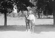Arnold Genthe at the Westchester Country Club, 1932 Creator: Arnold Genthe