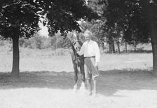 Arnold Genthe at the Westchester Country Club, 1932 Creator: Arnold Genthe