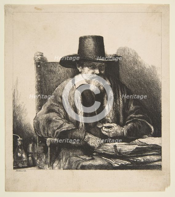 Arnold Tholinx, Inspector (reverse copy).n.d. Creator: Unknown.
