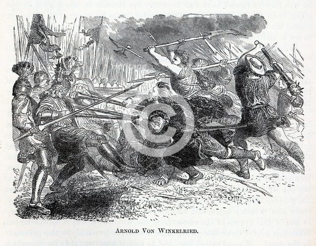 Arnold von Winkelried, 1882. Artist: Anonymous  