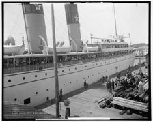 Arnold's Dock, Mackinac, Mich., c1908. Creator: Unknown