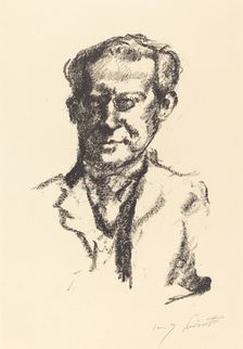 Arno Holz, 1922. Creator: Lovis Corinth