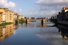 Arno River, Florence, Italy. Creator: Samuel Magal