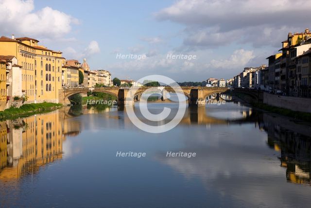 Arno River, Florence, Italy. Creator: Samuel Magal.