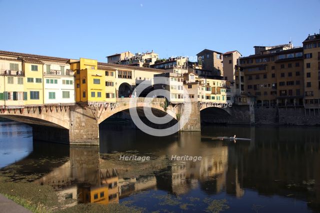 Arno River, Florence, Italy. Creator: Samuel Magal.