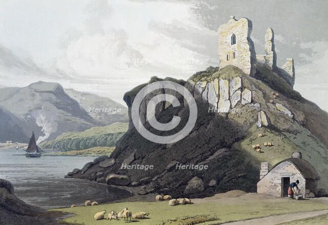 Aros Castle, Isle of Mull, Scotland, 1818. Artist: William Daniell
