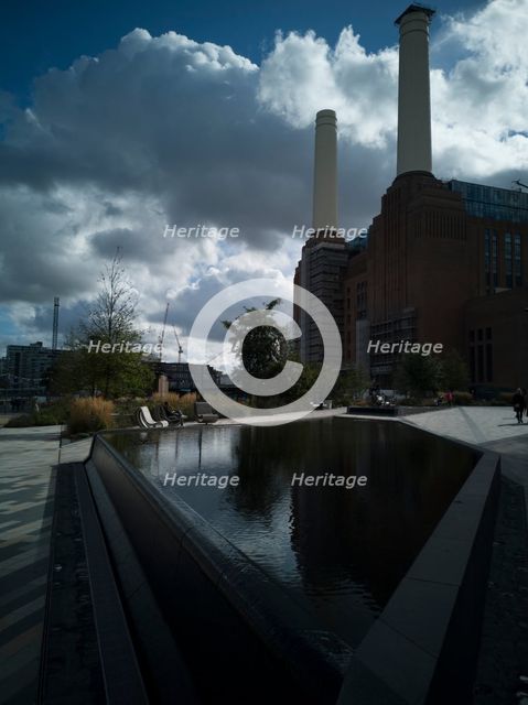 Around Battersea Power Station, London, UK, Oct 2021. Creator: Ethel Davies.