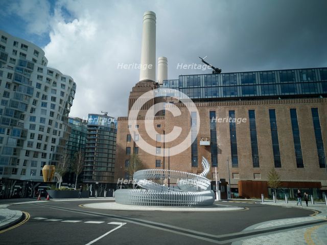 Around Battersea Power Station, London, UK, Oct 2021. Creator: Ethel Davies.
