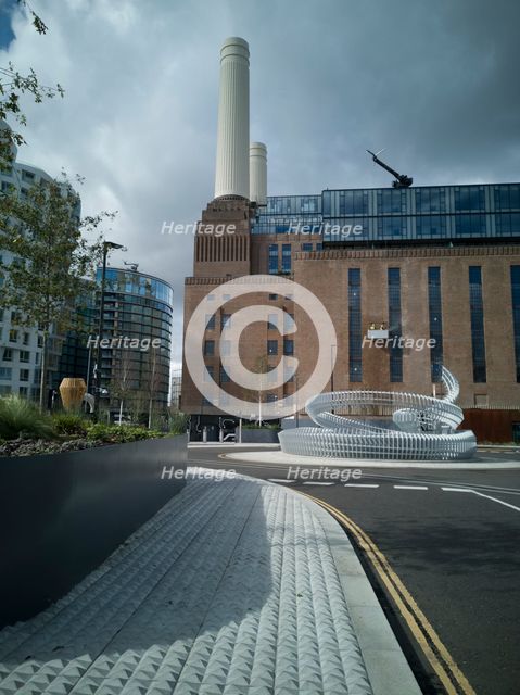 Around Battersea Power Station, London, UK, Oct 2021. Creator: Ethel Davies.