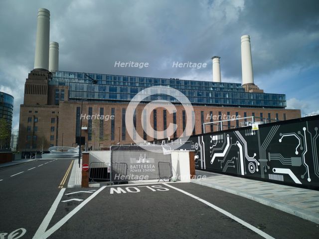Around Battersea Power Station, London, UK, Oct 2021. Creator: Ethel Davies.