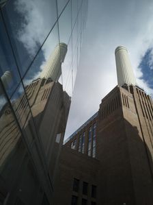 Around Battersea Power Station, London, UK, Oct 2021. Creator: Ethel Davies