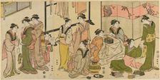 Around the Kotatsu, c. 1789. Creator: Katsukawa Shuncho