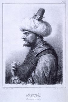 Aroudj, (Barberousse 1er), 1837. Creator: Charles Etienne Pierre Motte
