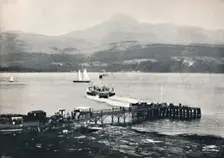 Arran - Brodick Pier and Goatfell 1895