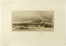 Arran, plate fourteen from the Clyde Set, 1889. Creator: David Young Cameron