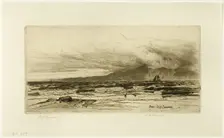Arran, plate fourteen from the Clyde Set, 1889. Creator: David Young Cameron