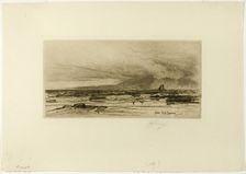 Arran, plate fourteen from the Clyde Set, 1889. Creator: David Young Cameron