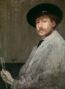 Arrangement in Gray: Portrait of the Painter, c1872. Creator: James Abbott McNeill Whistler