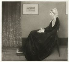 Arrangement in Grey and Black No. 1: Portrait of the Artist's Mother, 1879. Creator: Richard Josey