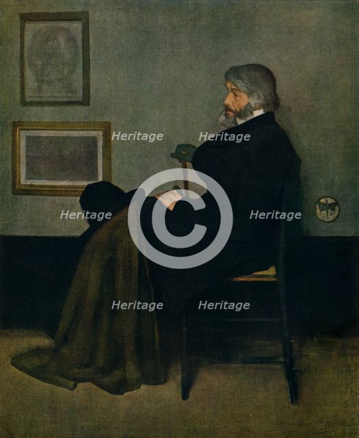 'Arrangement in Grey and Black, No.2: Thomas Carlyle', c1872. Artist: James Abbott McNeill Whistler.