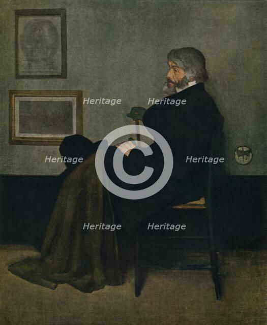 'Arrangement in Grey and Black, No.2: Thomas Carlyle', c1872. Artist: James Abbott McNeill Whistler.