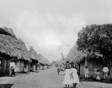 Arrajan [sic], Panama, native street scene, c.between 1910 and 1920. Creator: Unknown