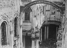 Arras Cathedral, 1917. Creator: Bain News Service
