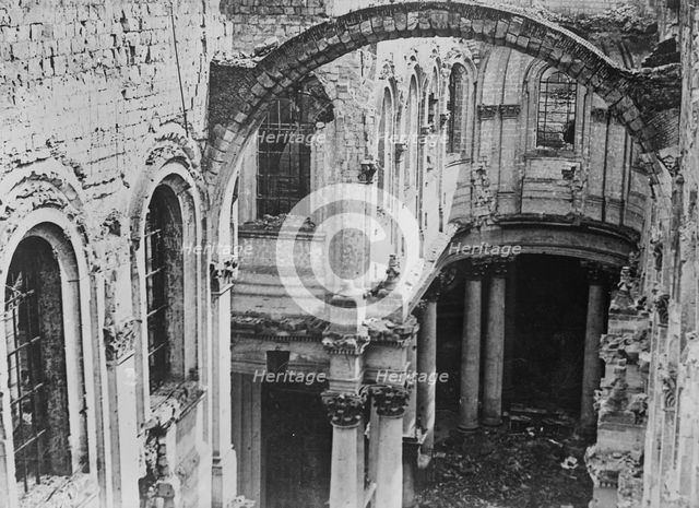Arras Cathedral, 1917. Creator: Bain News Service.