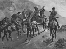 'Arrest of a Half Breed Whisky Smuggler by Canadian Mounted Police 1890. Creator: Unknown