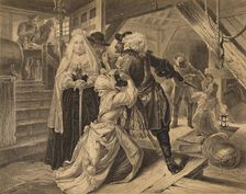 Arrest of Alice Lisle for sheltering fugitives from the Battle of Sedgemoor, 1685 1886. Artist: Charles Lawrie