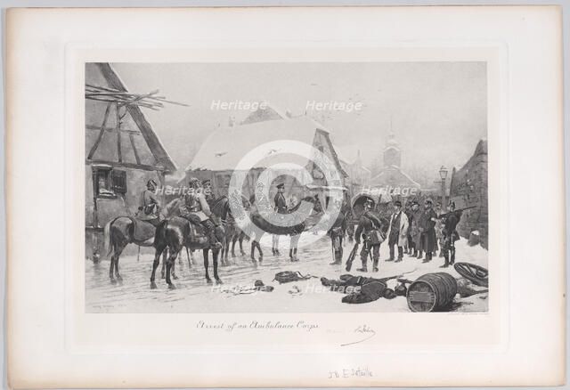 Arrest of an Ambulance Corps, 1881. Creator: George Barrie.