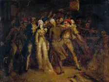 Arrest of Charlotte Corday, c1830. Creator: Henry Scheffer
