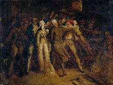 Arrest of Charlotte Corday, c1830. Creator: Henry Scheffer