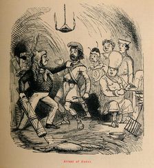 Arrest of Eunus 1852. Artist: John Leech