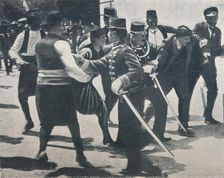 Arrest of Gavrilo Princip, assassin of Archduke Franz Ferdinand, 1914