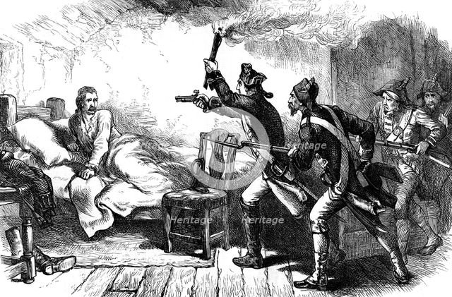 Arrest of General Richard Prescott, 1777 (c1880). Artist: Unknown