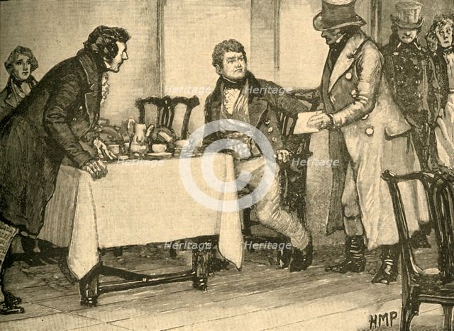 Arrest of Irish politician and MP Daniel O'Connell, 1830 (c1890). Creator: Unknown.