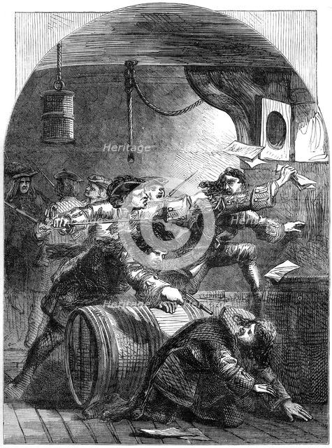 Arrest of Jacobites, (19th century). Artist: Unknown